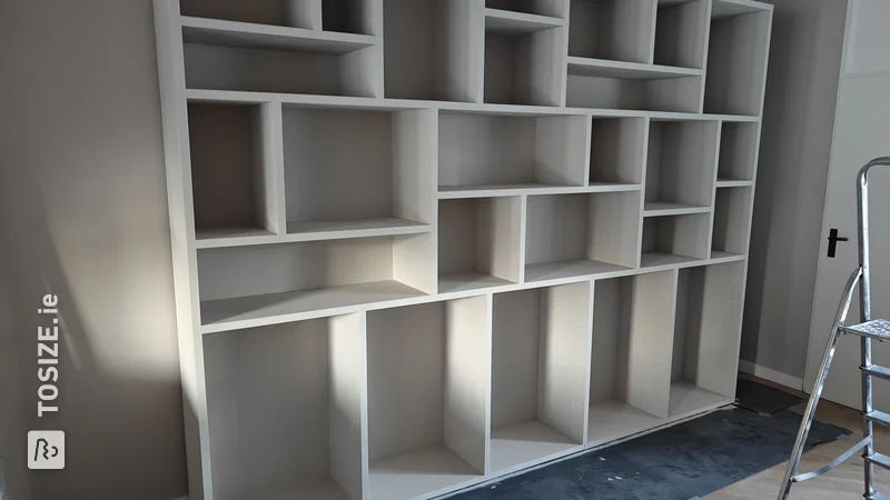 TOSIZE furniture custom-made shelving unit, by Jurre