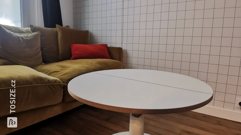 Transform your home with a crescent-shaped extension table, by Sophie-Charlotte