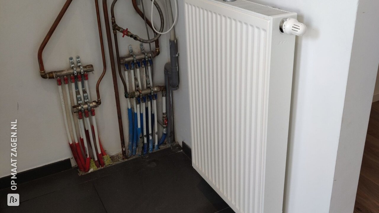 Opbergkasten onder de boiler, door Nicky