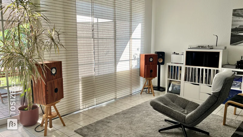 DIY speaker Le Petit in rosewood, by Mathias,