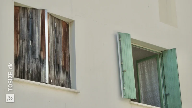 DIY Construction of folding shutters, by Christian 