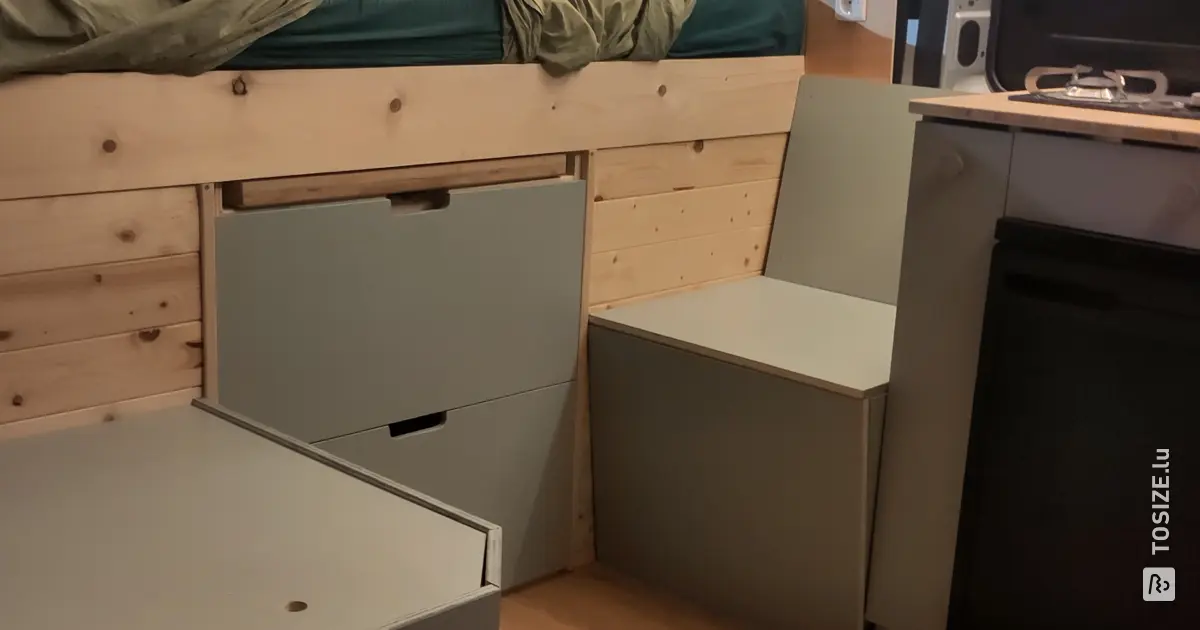 DIY-Camper-Design und individuelle Möbel – Wout | TOSIZE.lu
