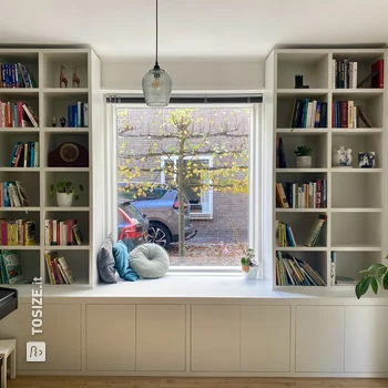 Crea la tua libreria unica con angolo lettura, di Karin