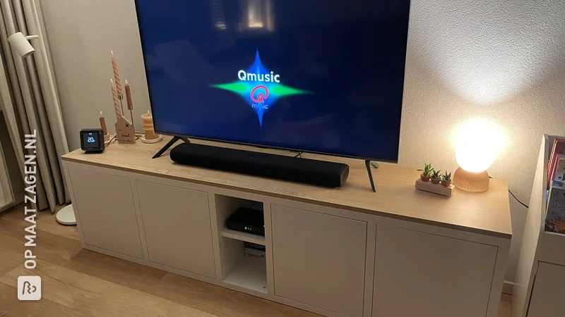 DIY Inspiration: Make your own TV cabinet with oak leaf, by Anthony