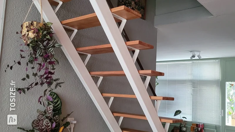 Marches d&#39;escalier DIY avec détails arrondis, par Luuk