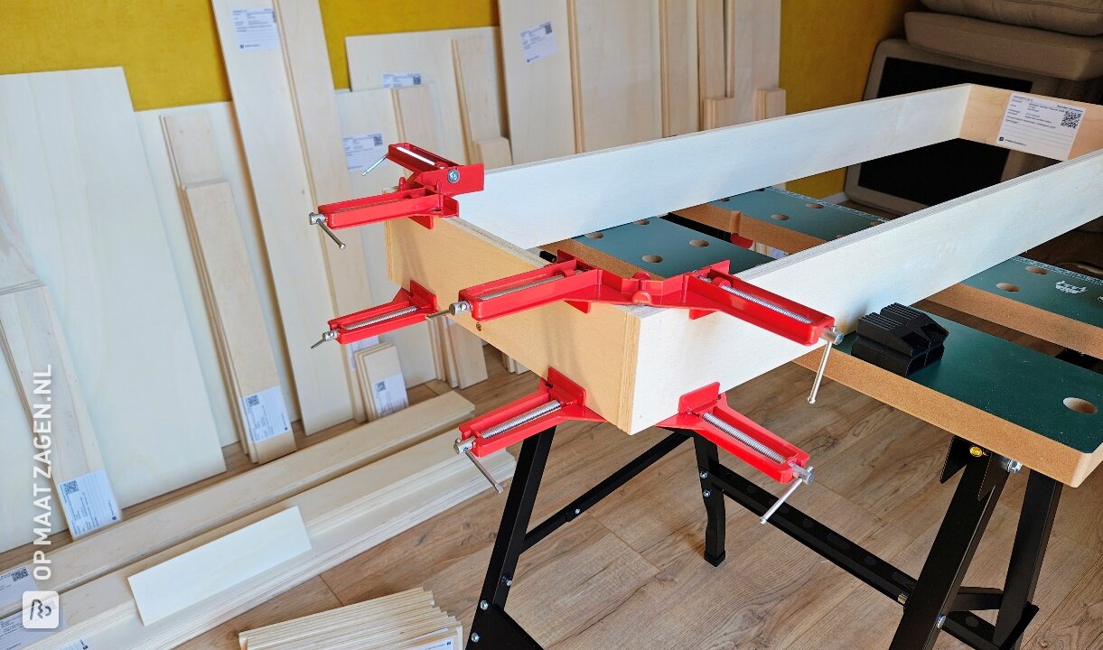 Build first module with corner clamps