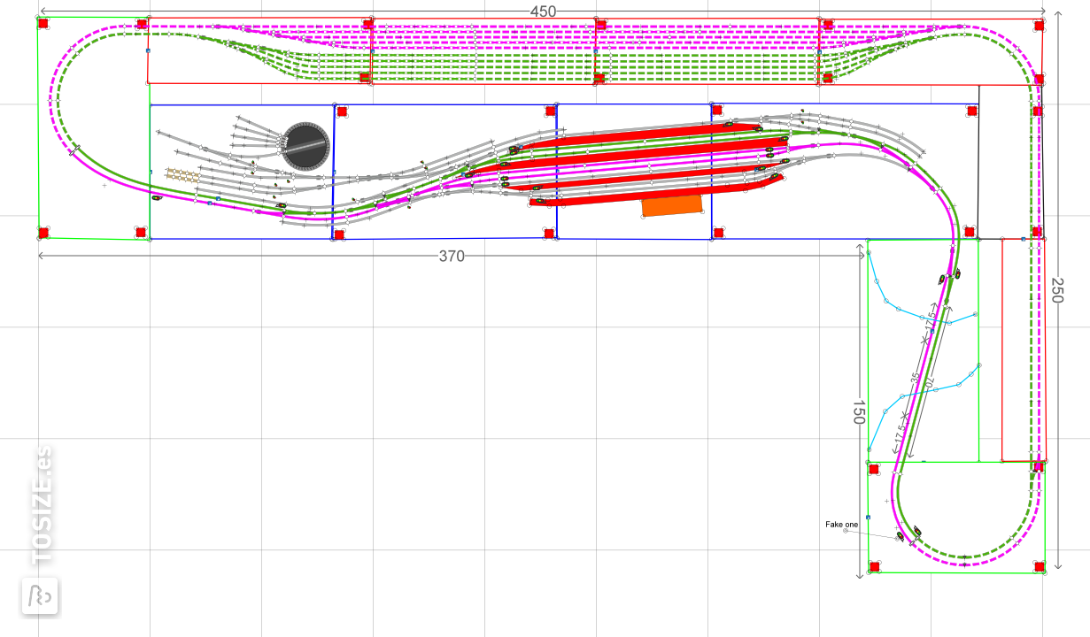 Plano de trazado AnyRails