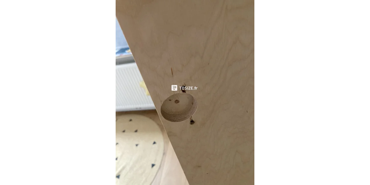 Portes d'armoires sur mesure en contreplaqué de bouleau pour toit en