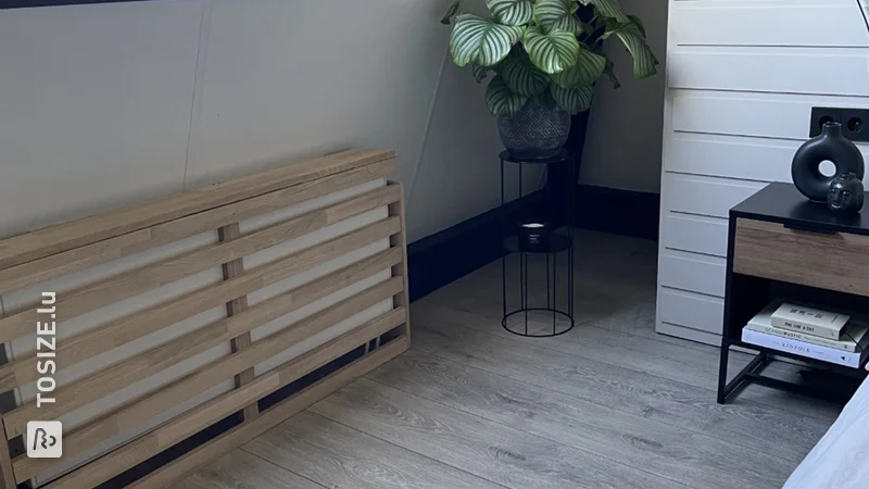 Conversion de radiateur de style scandinave DIY par Marjolijn (@interiorbymarjolein)