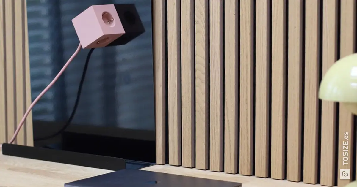 Make your own floating oak desktop | TOSIZE.es