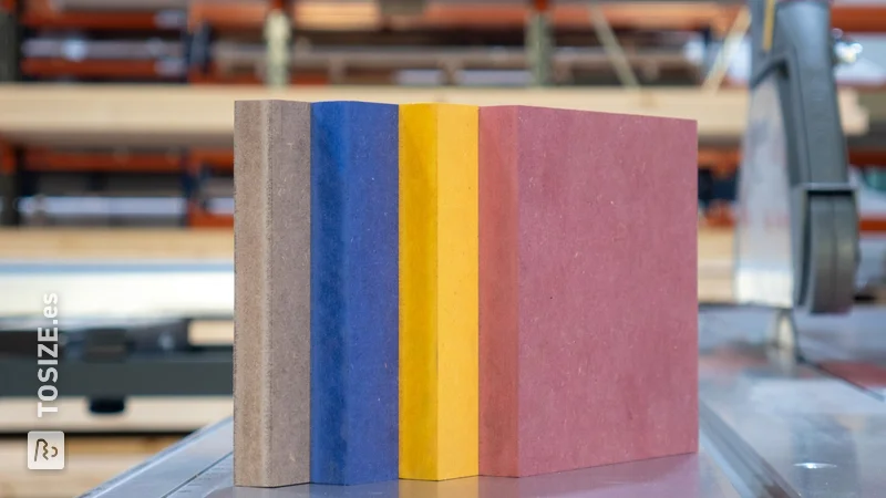 NEW: Coloured MDF boards, give colour to your project!