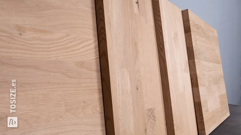 NUEVO: ¡Paneles de madera maciza de roble hechos a medida!