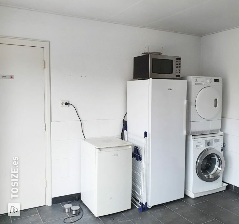 El cambio de imagen de mi lavadero, incluyendo un bricolaje, por @homefreak.nl - TOSIZE.es