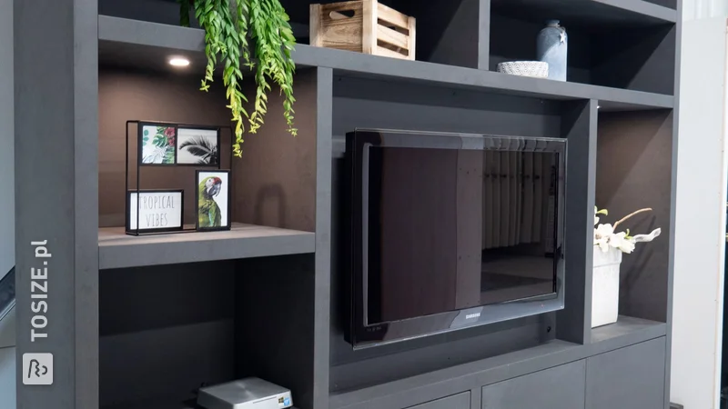 How to make a to size TV cabinet from MDF