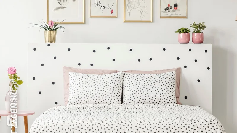 Brighten up your bed; make your own headboard