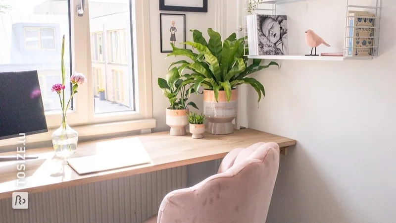 Machen Sie Ihren eigenen DIY-Schreibtisch aus Eichenholz, Anne erklärt es Schritt für Schritt
