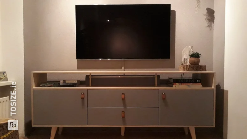 IKEA hack: Cupboard refurbished with plywood conversion, by Jolanda