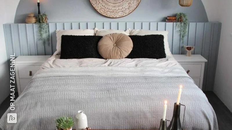 Bedroom makeover and a Do It Yourself headboard, by Tatjana