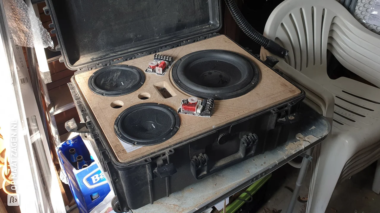 Homemade speaker enclosure OPMAATZAGEN