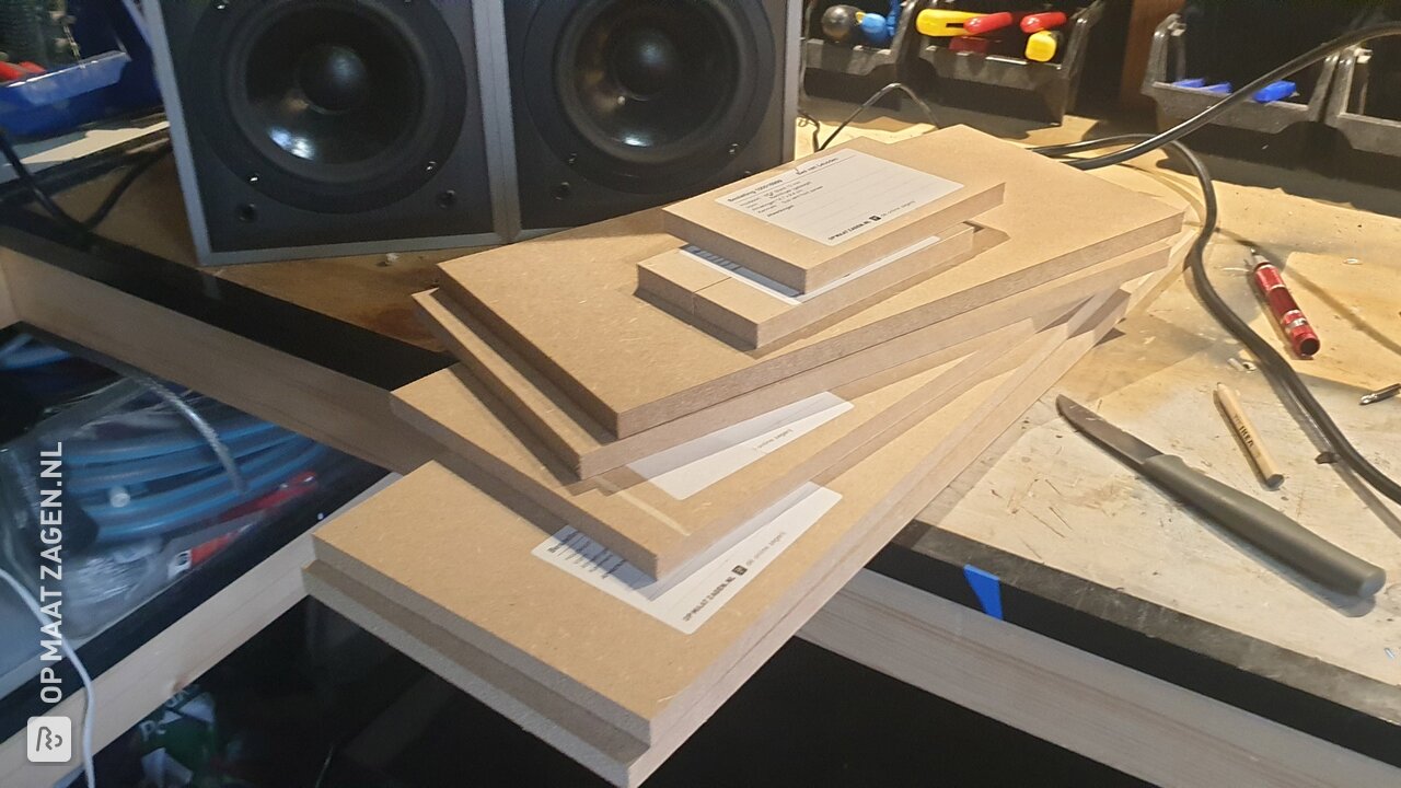 Zelfgemaakte speaker omhuizing, door Bas