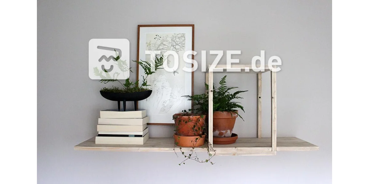 Wandregal Aus Kunstharz Im Vintage-Look – Goldenes Blumen-Design, 20x19 Cm