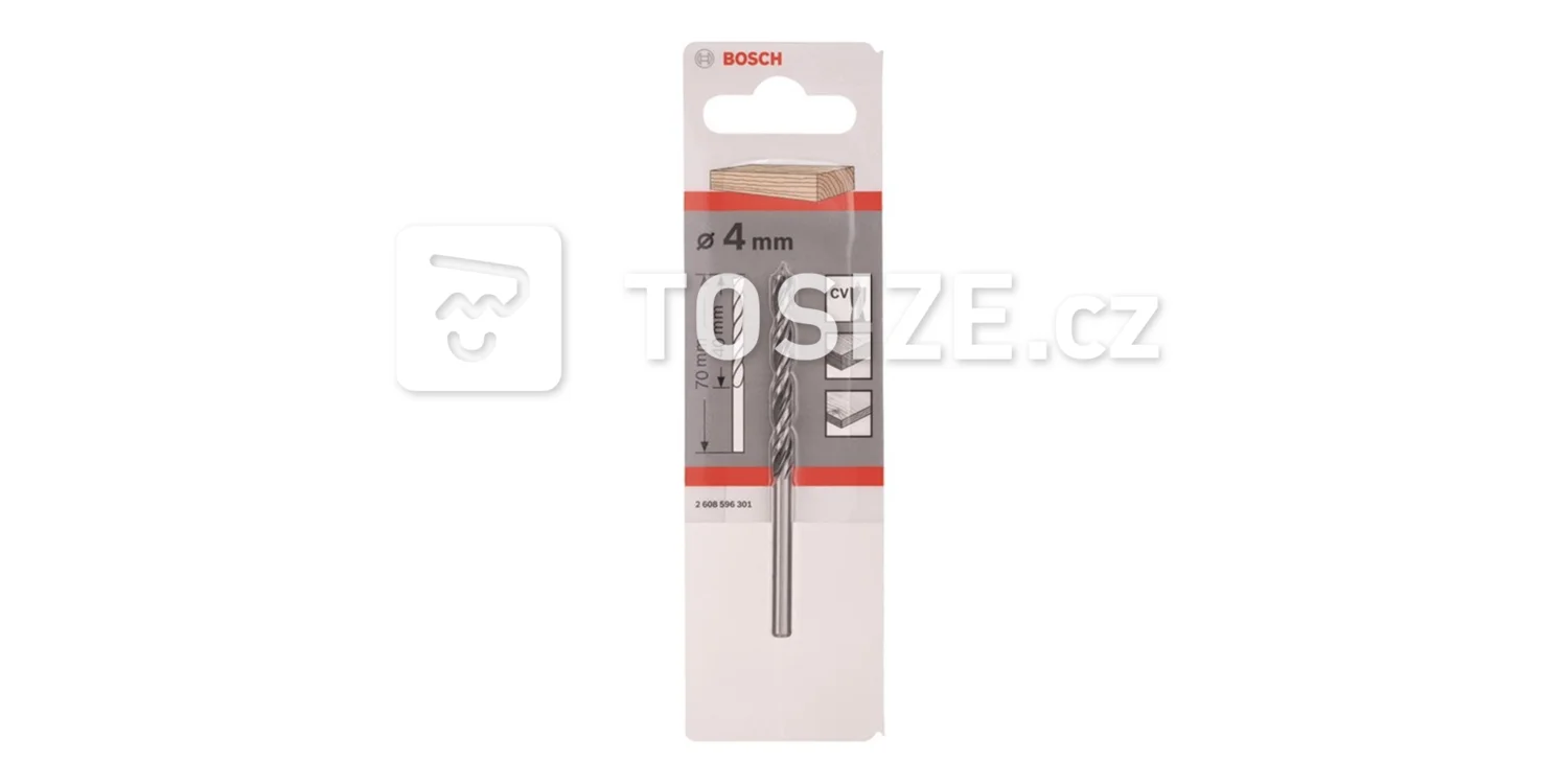 Wood spiral drill 4x40mm