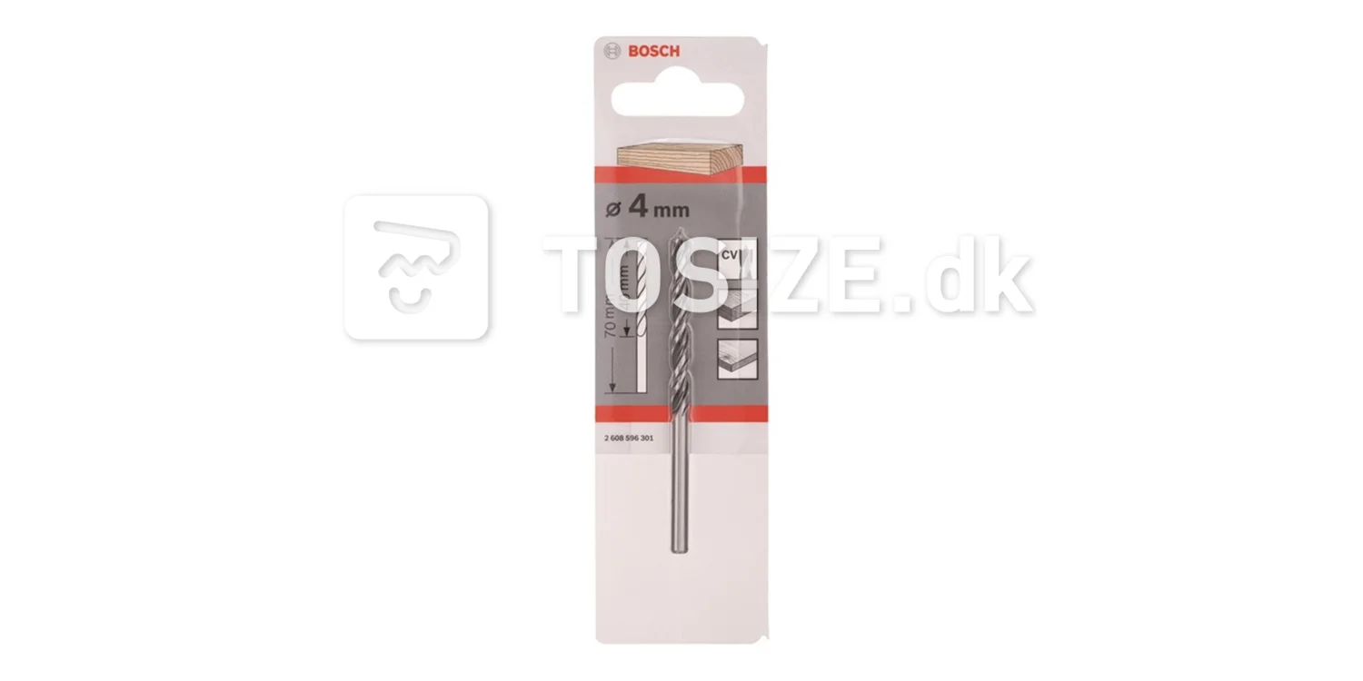 Wood spiral drill 4x40mm