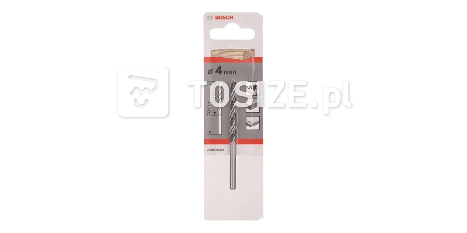 Wood spiral drill 4x40mm