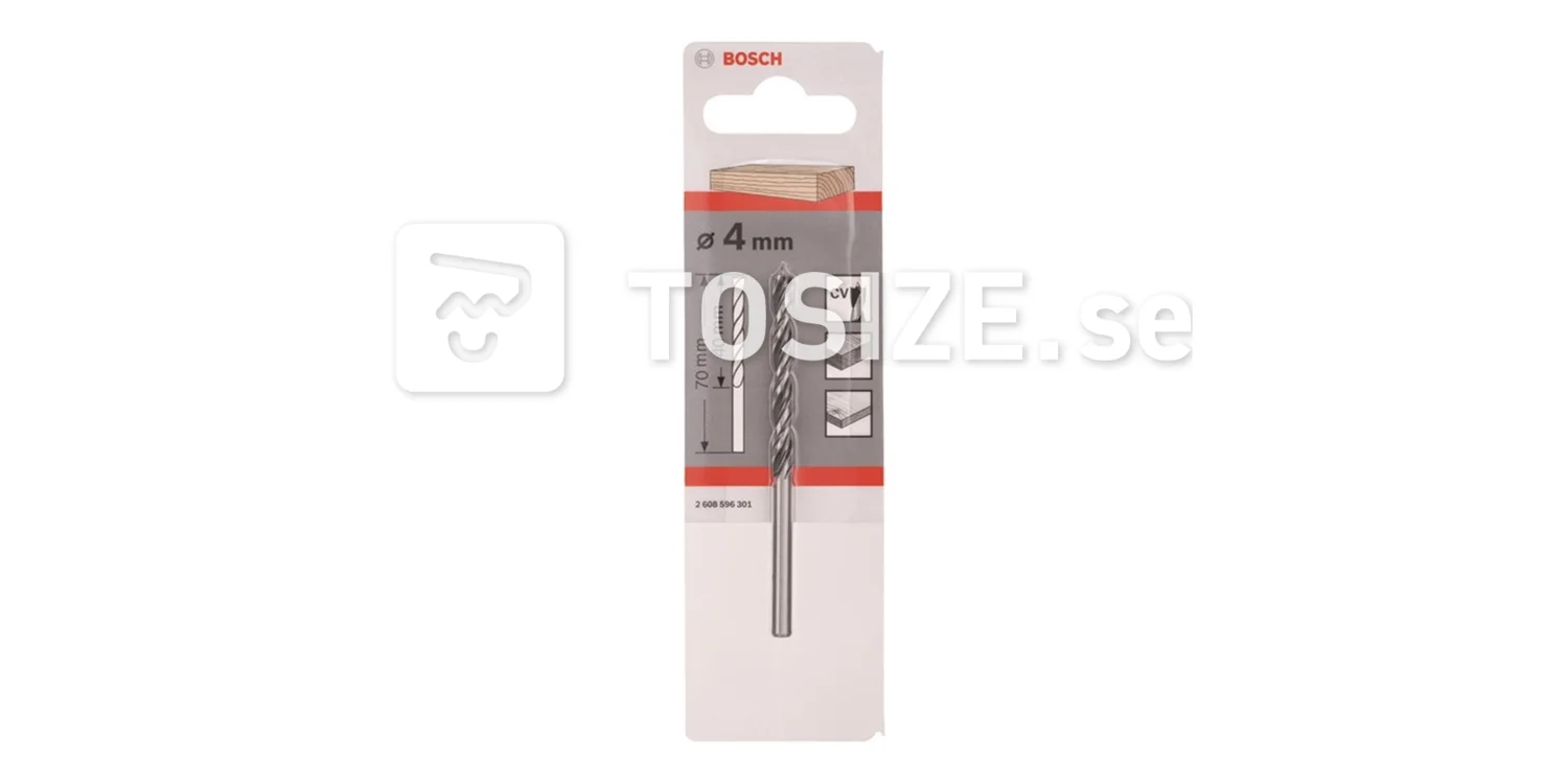 Wood spiral drill 4x40mm