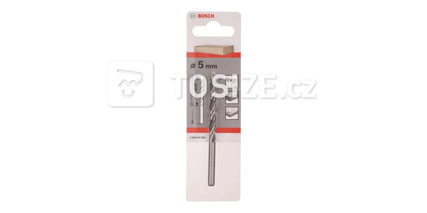 Wood spiral drill 5x45mm