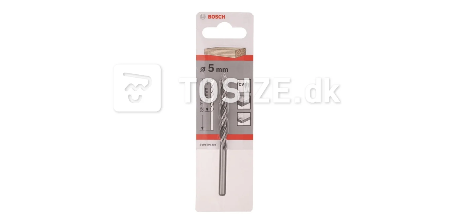 Wood spiral drill 5x45mm
