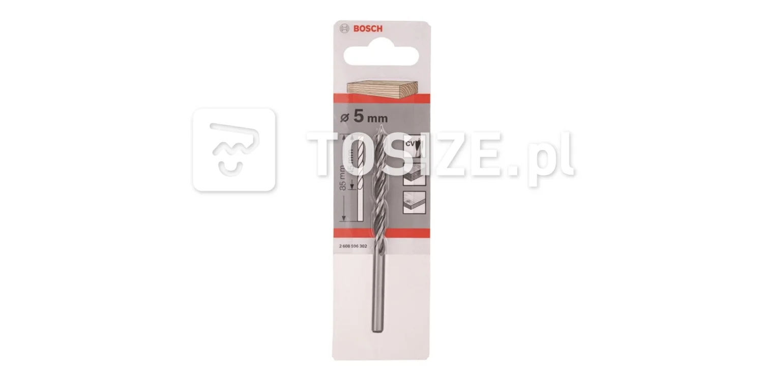 Wood spiral drill 5x45mm
