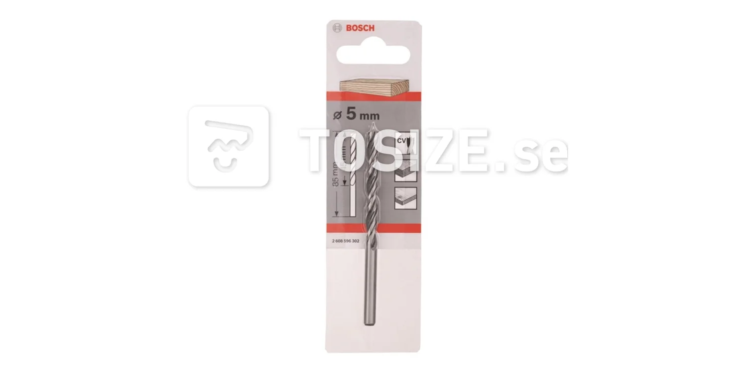 Wood spiral drill 5x45mm
