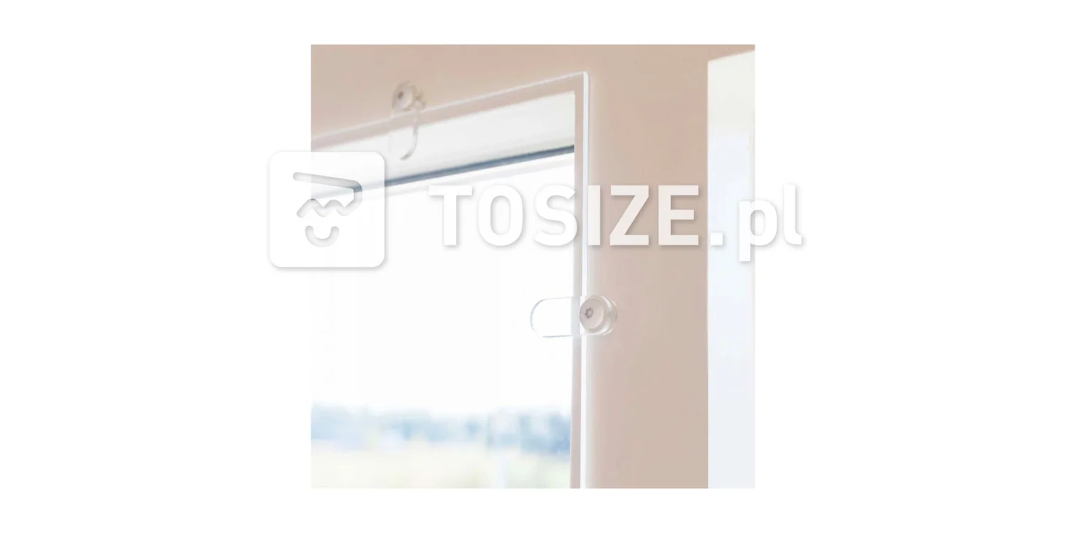 Mounting clip for front window for 8 mm Plexiglas incl. screw without coating