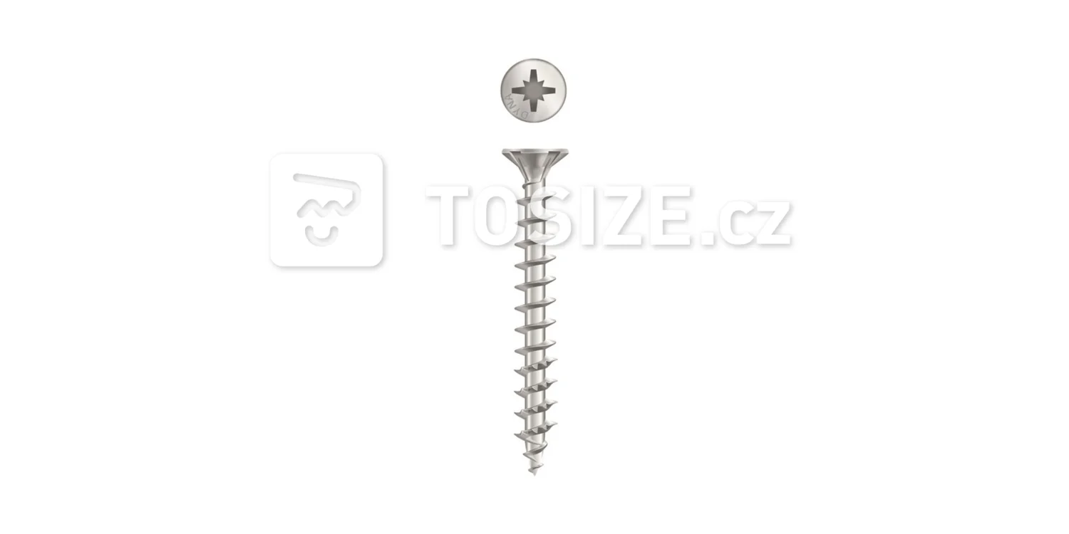 Chipboard screw with countersunk head 3x40mm