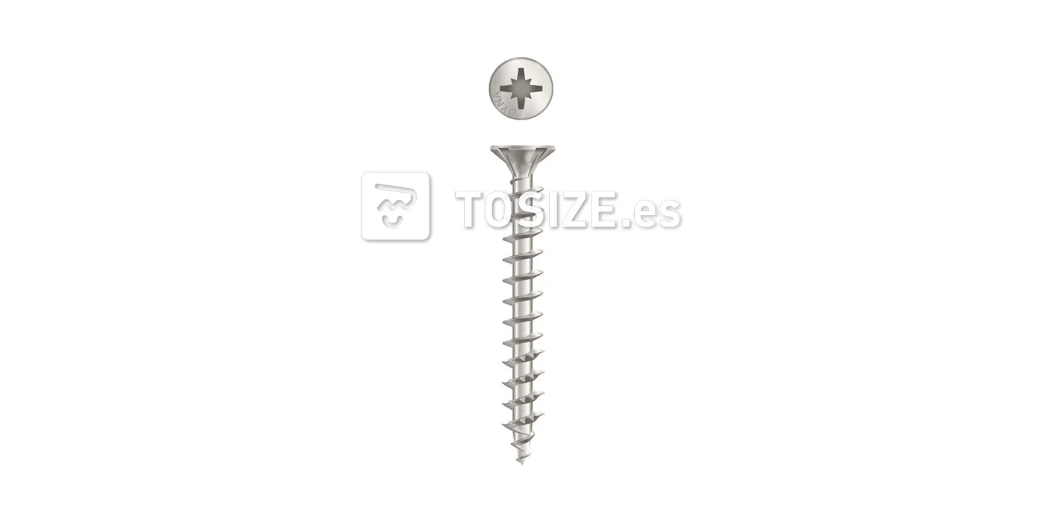 Chipboard screw with countersunk head 3x30mm