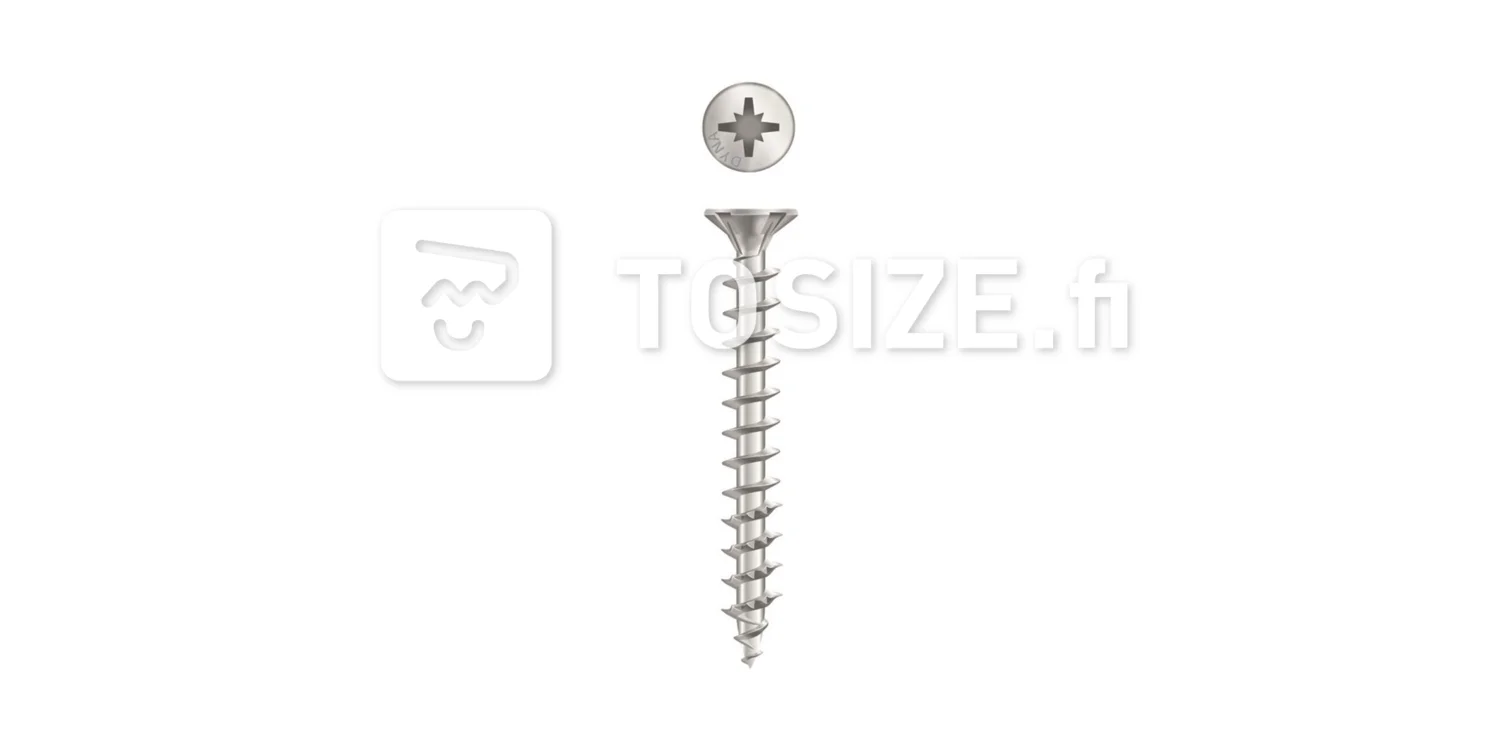 Chipboard screw with countersunk head 3x40mm