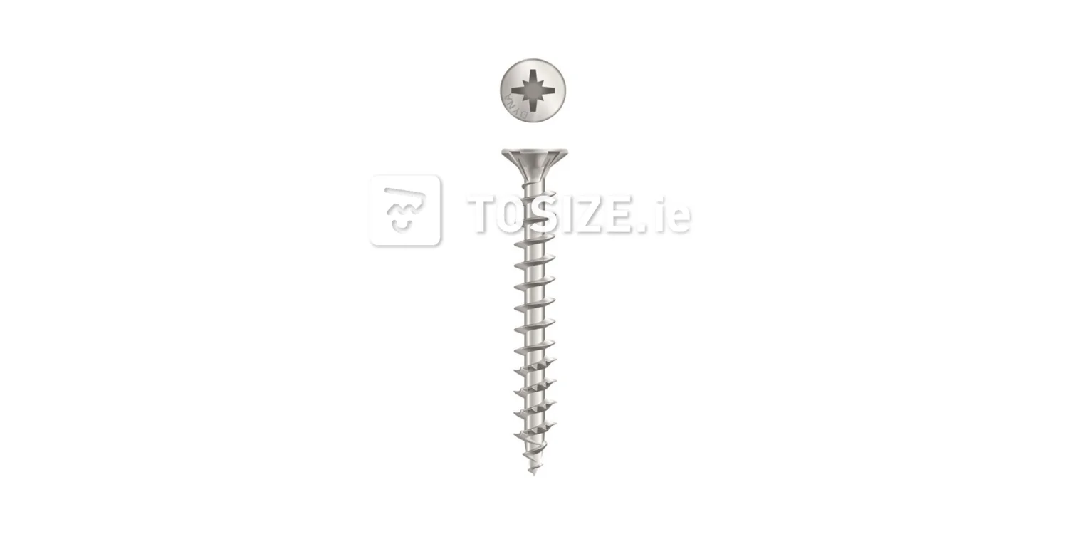 Chipboard screw with countersunk head 3x20mm