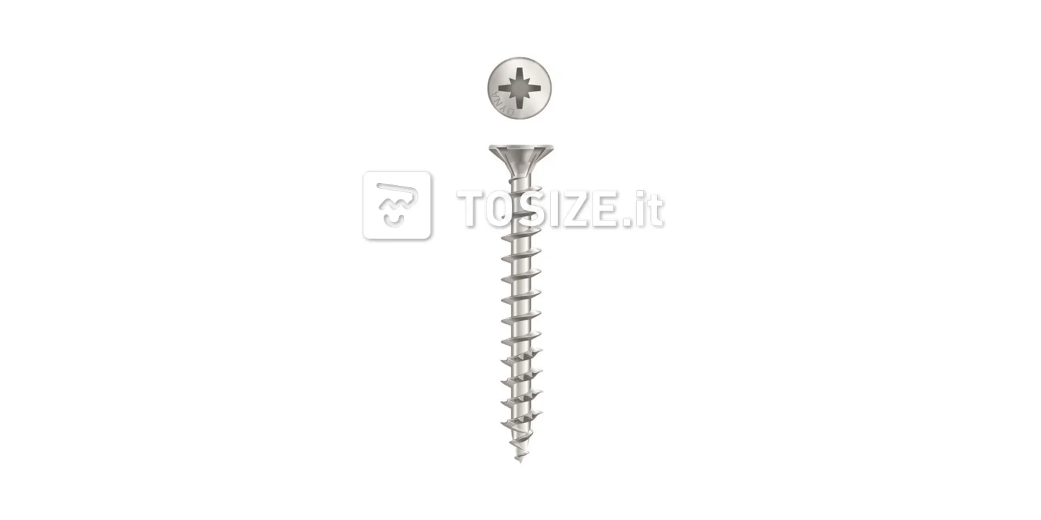 Chipboard screw with countersunk head 4x50mm