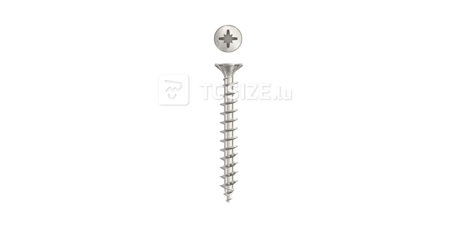 Chipboard screw with countersunk head 3x40mm