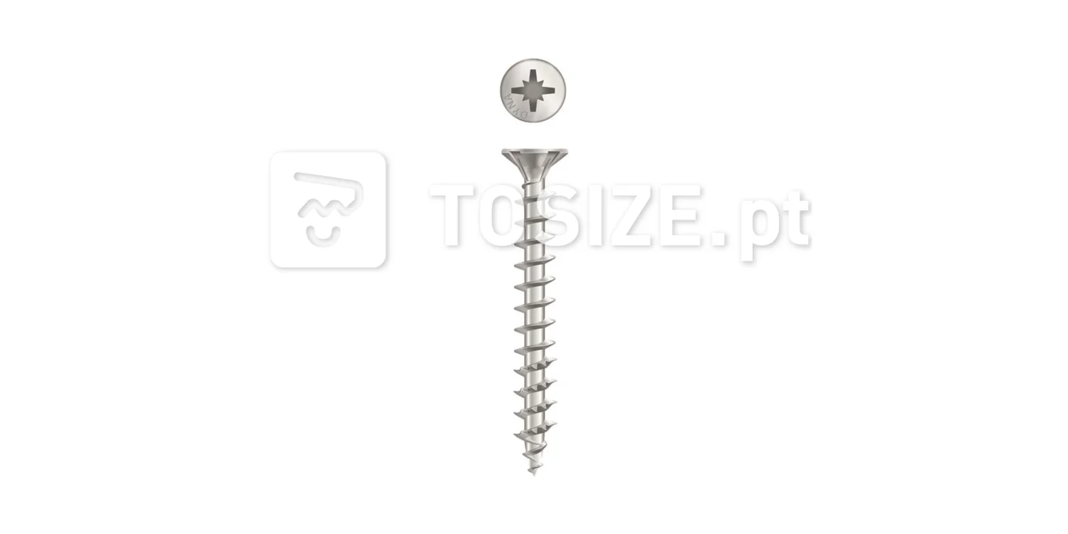 Chipboard screw with countersunk head 4x50mm