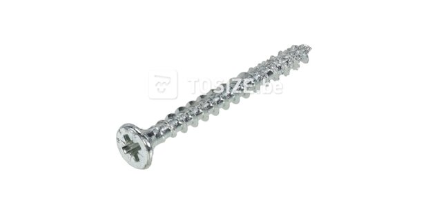 Spaanplaat schroef met platverzonken kop 4x50mm