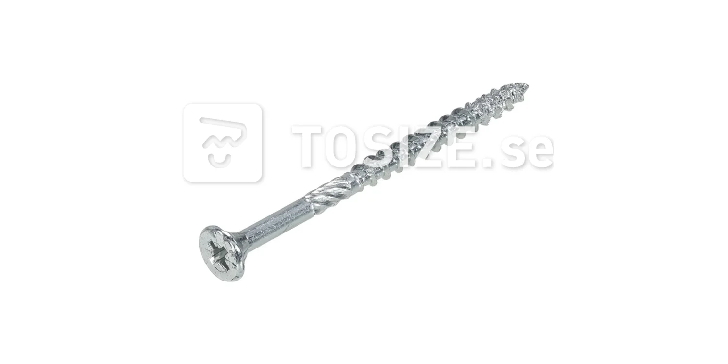 Chipboard screw with countersunk head 6x100mm