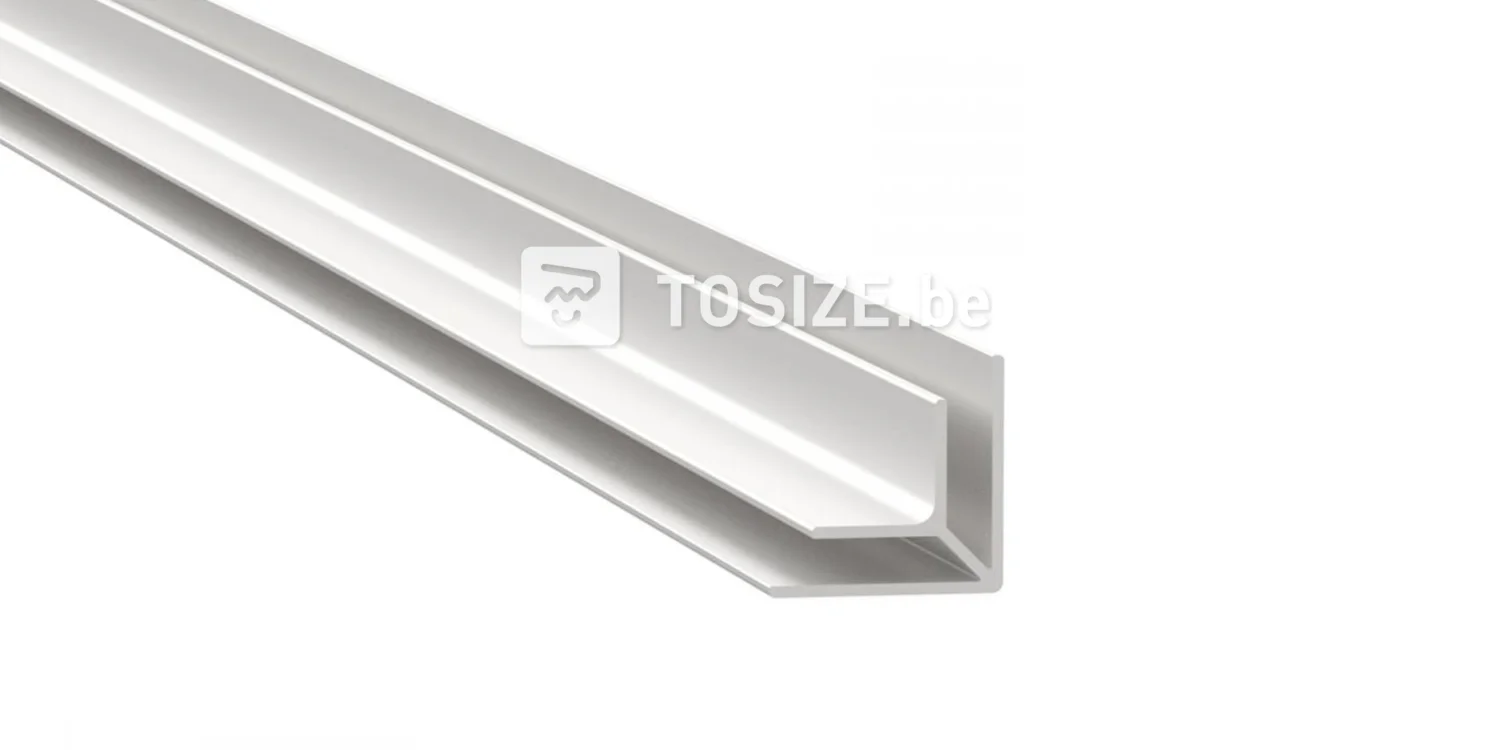 Inside corner profile aluminium for 4 mm wall panel