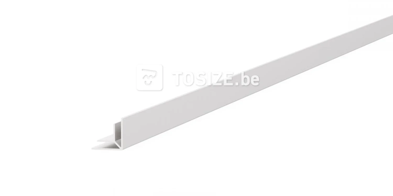 Inside corner profile aluminium for 4 mm wall panel