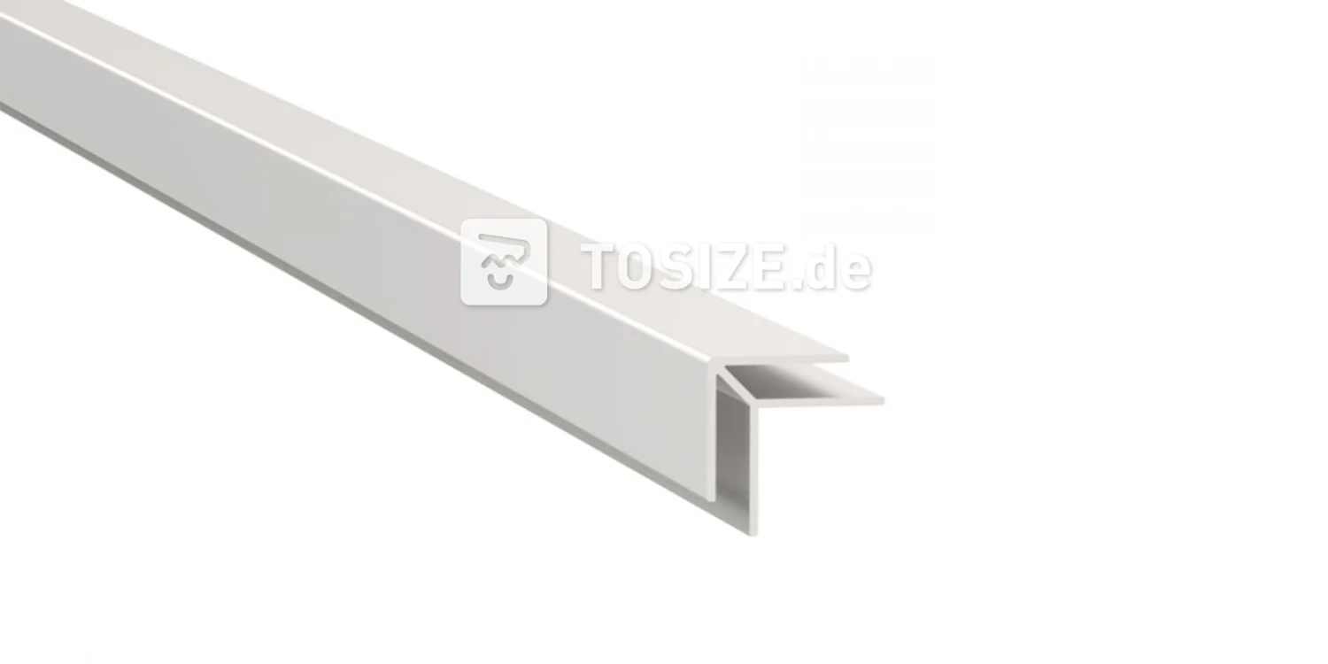 Aluminium exterior corner profile for 4 mm wall panel