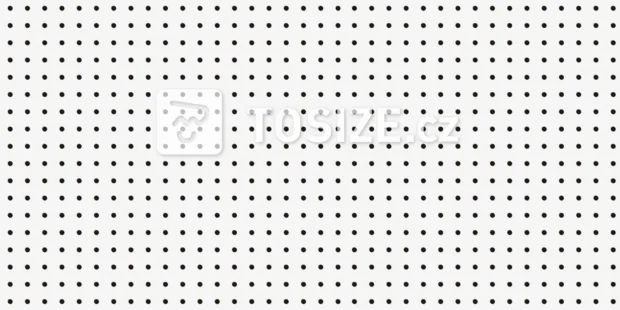 Hardboard Perforated white