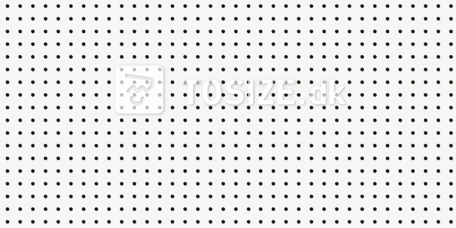 Hardboard Perforated white