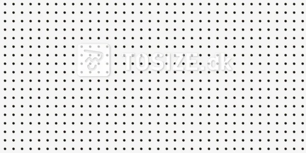 Hardboard Perforated white 3.2 mm