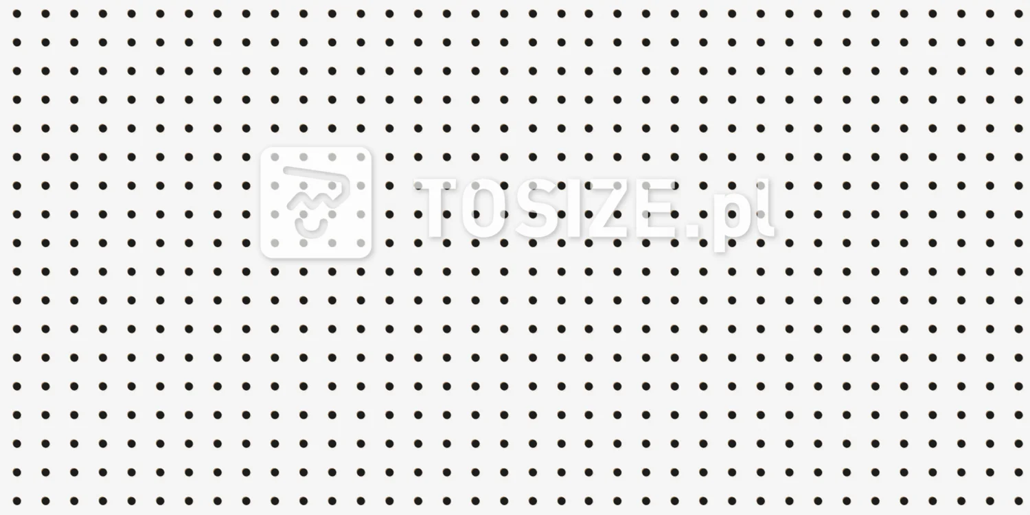 Hardboard Perforated white